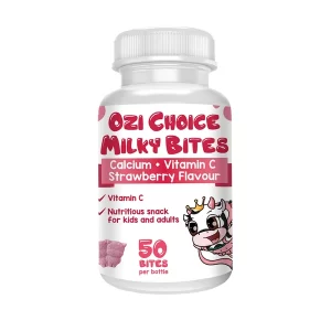 Ozi Choice Milky Bites Strawberry Flavour1